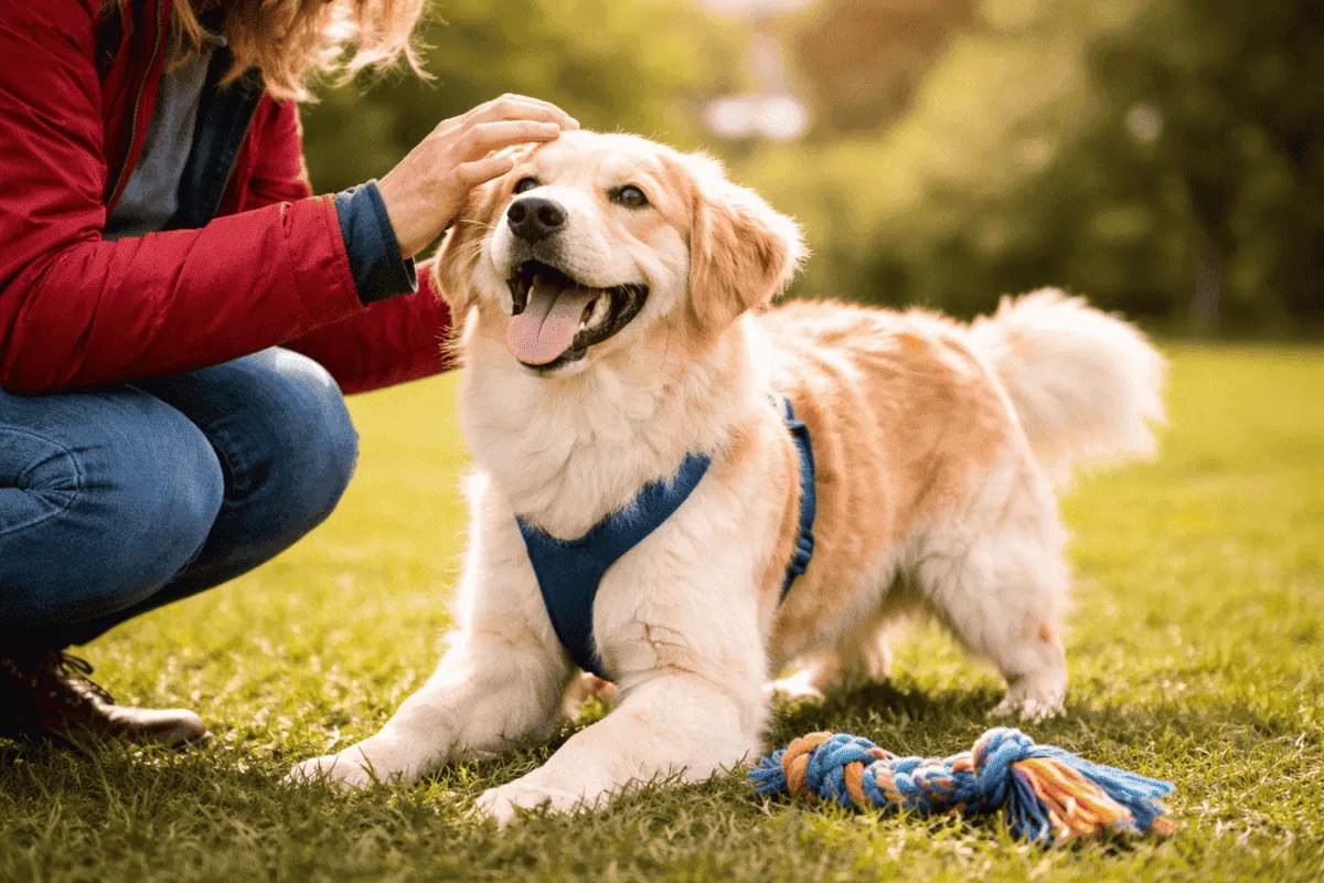 Hundetraining ohne Leckerli: Hund wird im Training mit Spielzeug und sozialer Belohnung motiviert