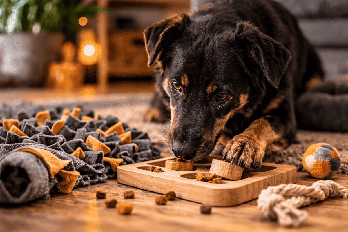Gegenstandssuche mit Köpfchen bei unterHUNDs im Saarland